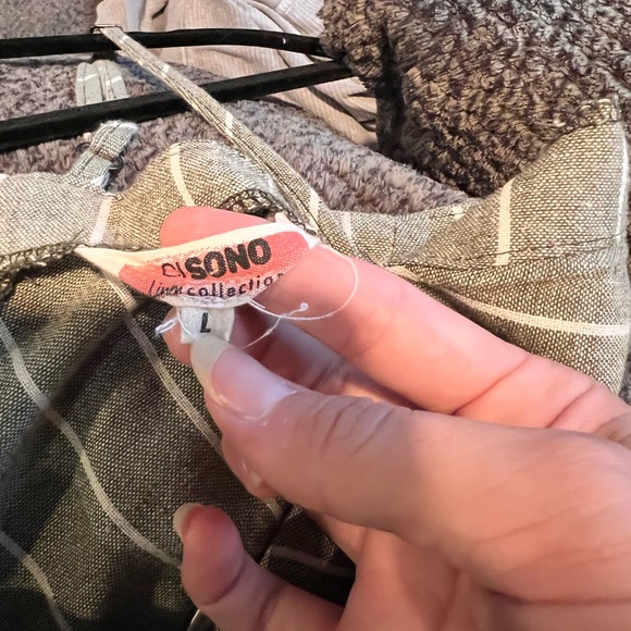 Ci Sono Green Linen Jumpsuit - Picture 4 of 5